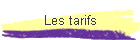 Les tarifs